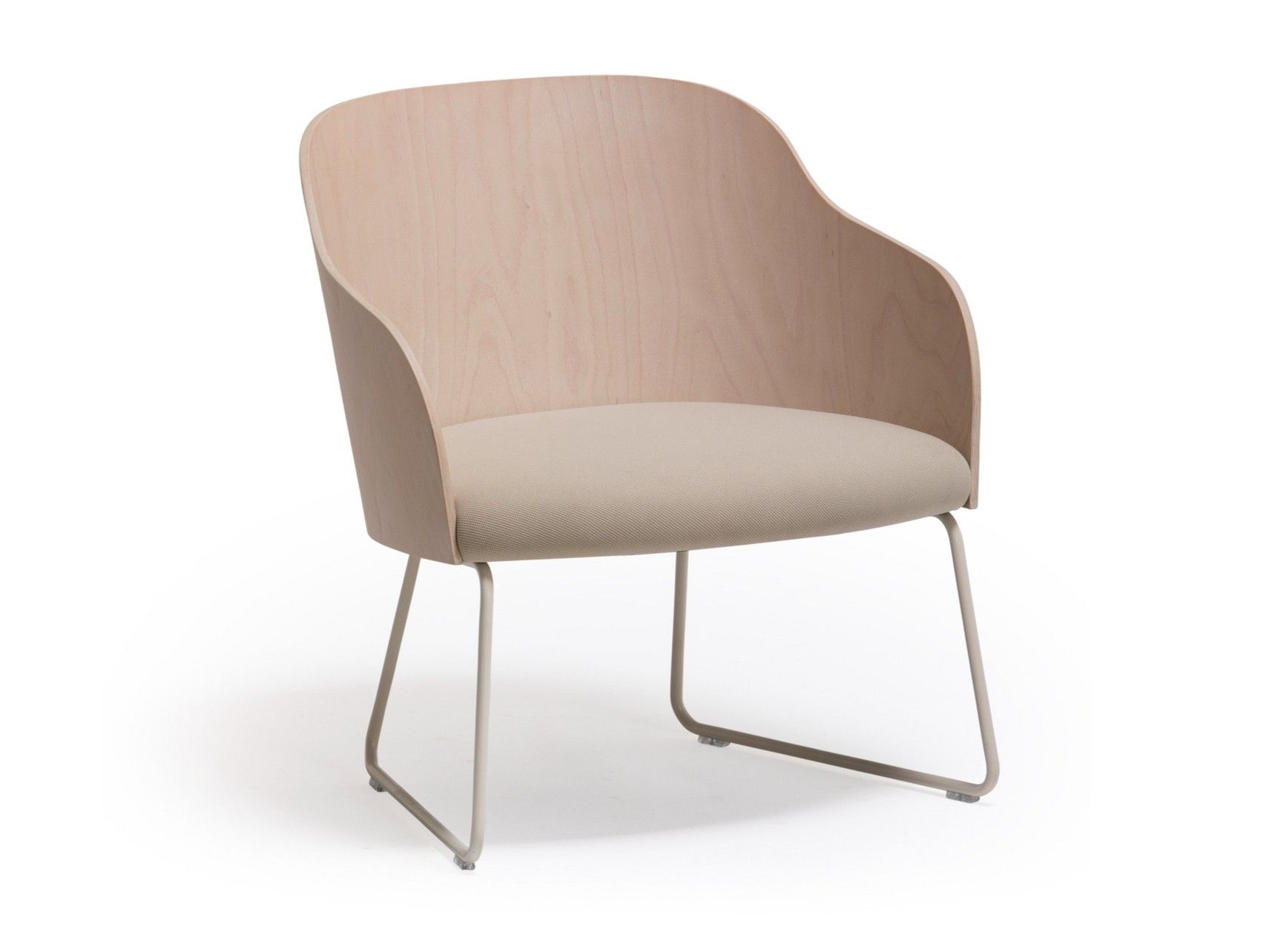 Деревянное кресло с подлокотниками Vergés Cistell Curve ARCH-00148063 - Вид №1