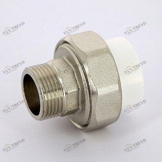 Муфта Н разборная PRO AQUA полипропиленовая 25х3/4' PA21014