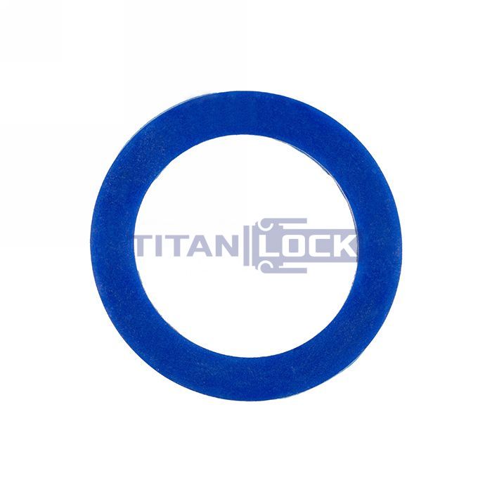 Уплотнение для молочных муфт, SMS 2 1/2", силикон (синий) TL2.1/2SIL-S TITAN LOCK  - Вид №1