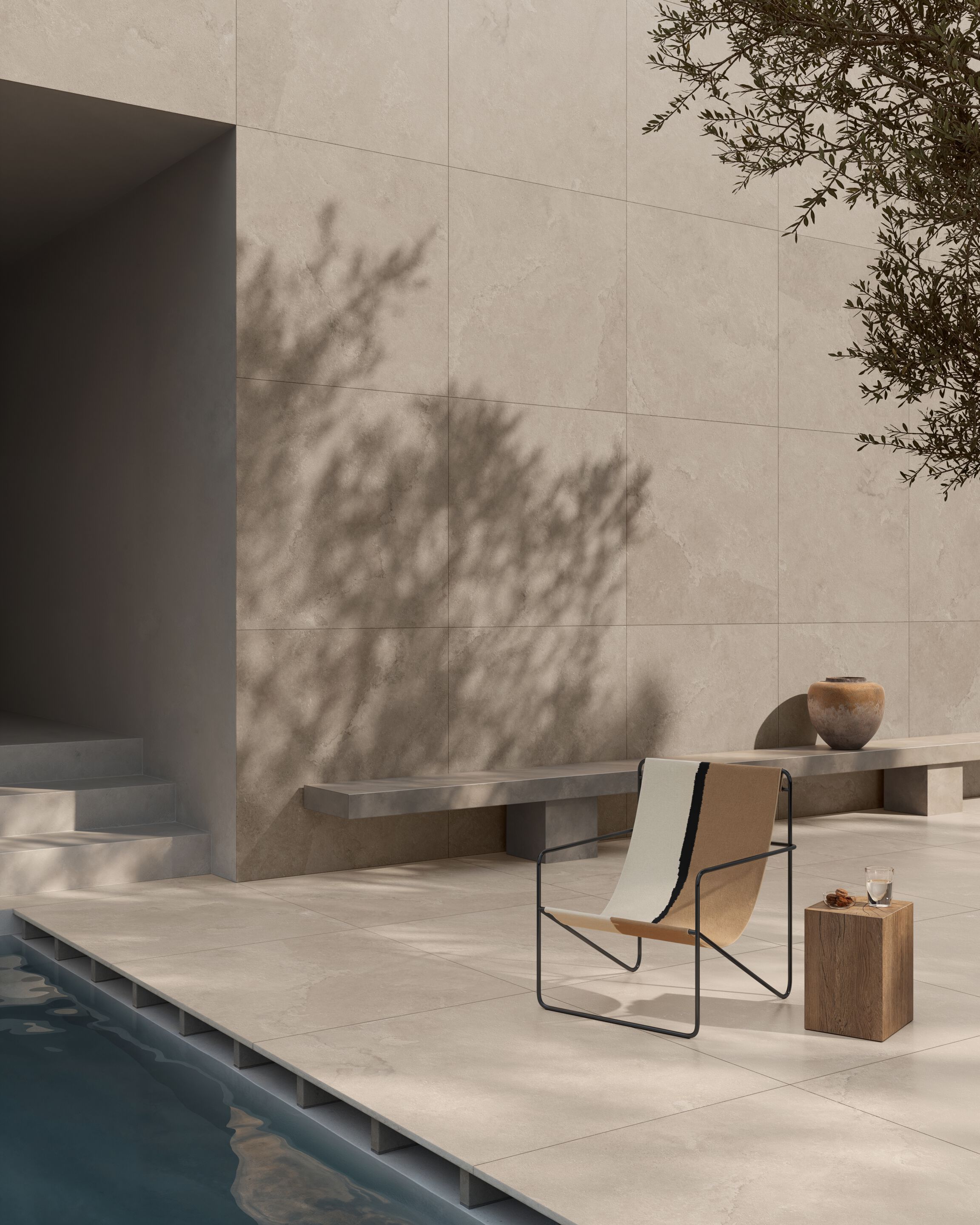 Пол / облицовка керамогранита с эффектом камня VitrA Bathrooms NATURALUX ARCH-00147912 - Вид №7