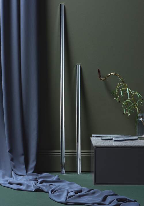 302306 Крайная Ручка Высокий Шкаф 1174Мм Хром Hafa  Хромированный  - Вид №3