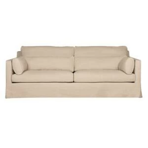 Диван Sara, трехместный, молочный