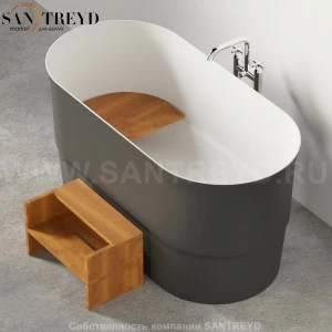 Ванна свободностоящая IMMERSION графитовая