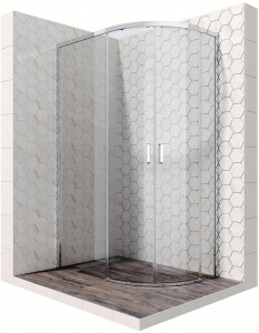 Душевое ограждение Ambassador Queen 11011103L (1200x800x2000), 2 места