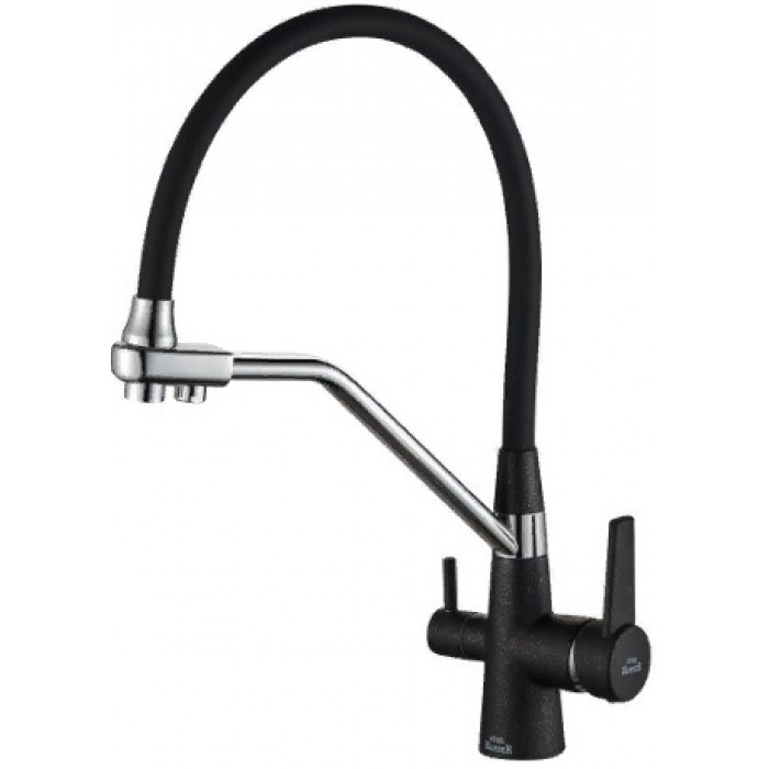 Steel Hammer SH 903-6 Black CR Смеситель для кухни Zorg 444  - Вид №1