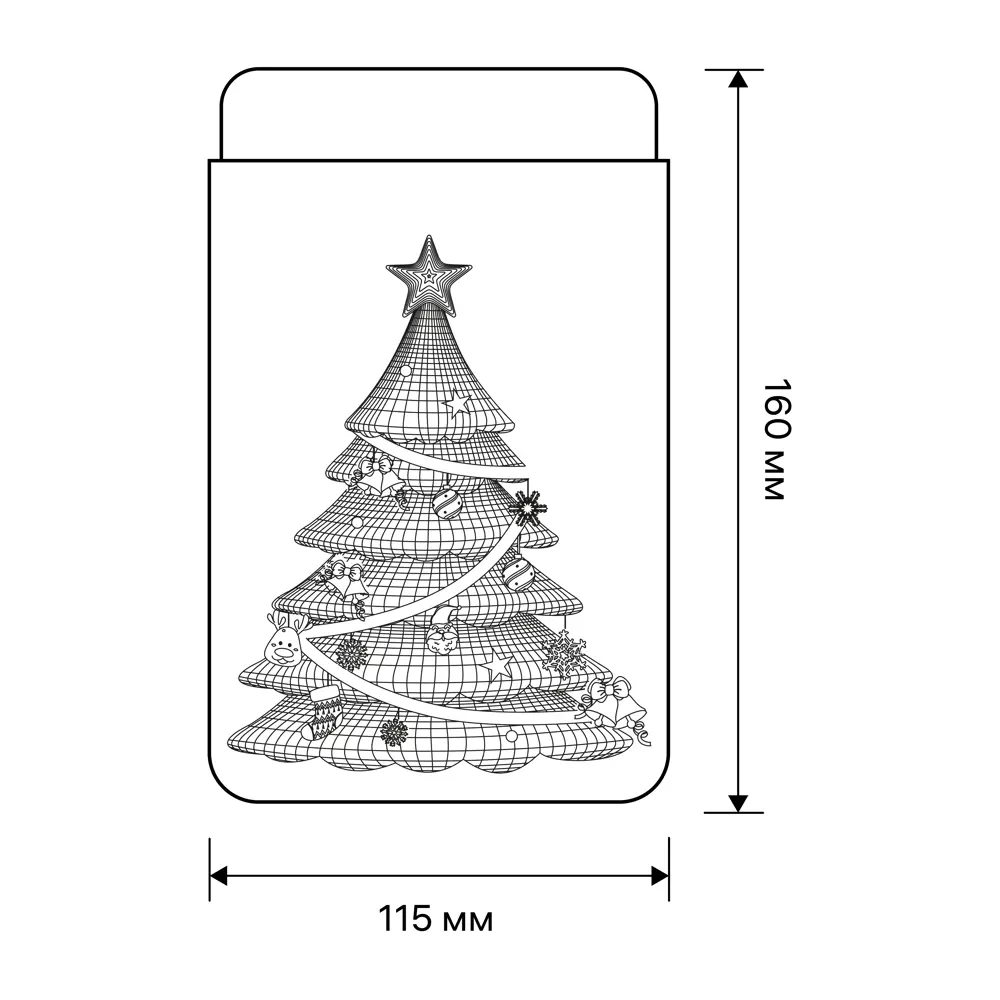Светильник светодиодный Ritter Christmas Tree 29290 6 на батарейках STLM-2084438 - Вид №13
