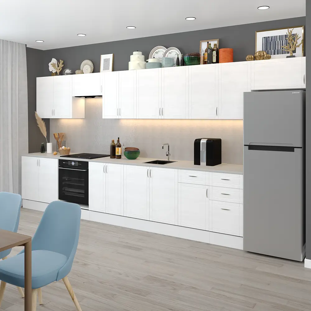 DELINIA Шкаф напольный Агидель с 3 ящиками для современной кухни 86586497 STLM-0872485 - Вид №6