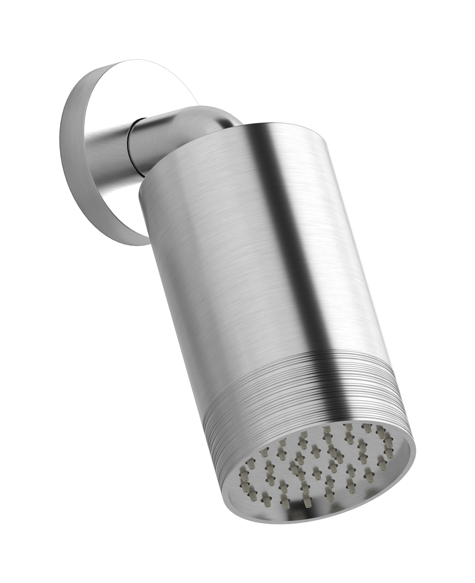 Верхний душ с Кронштейн для душа WE ARE IB rx085cc_1 Brushed Nickel Spot