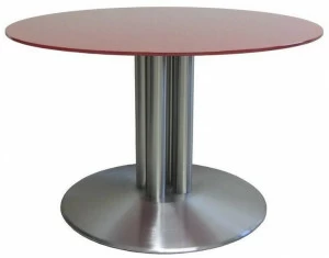 Vela Arredamenti Круглый стол из нержавеющей стали по контракту Balis
