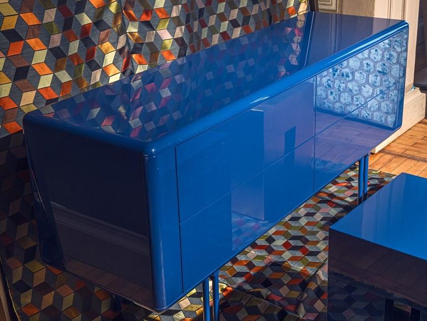 ERBA ITALIA Лакированный комод со встроенными ручками sun-id-1473213 - Вид №4