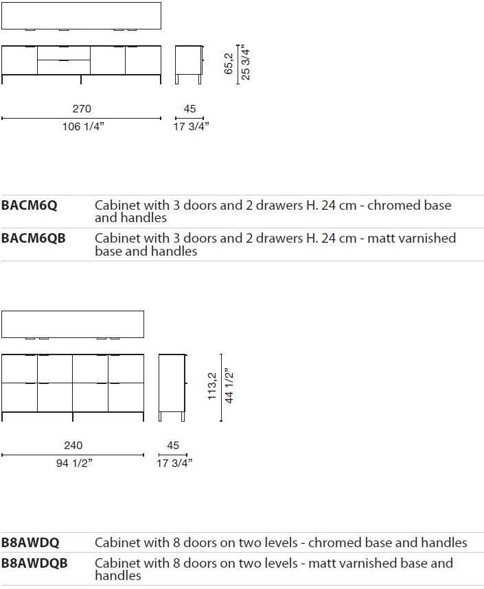 Cappellini Лакированный буфет Brest sun-id-1357972 - Вид №4