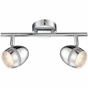Спот потолочный светодиодный на 2 лампы хром Manjola 56206-2 GLOBO MANJOLA 00-3926177 Хром