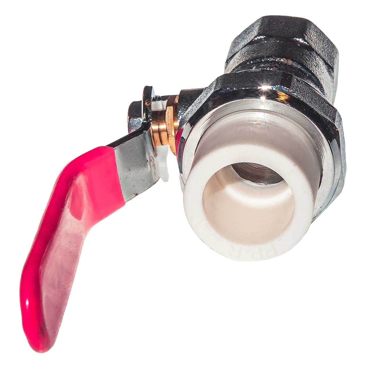 30401 Кран шаровой латунный под PPR 20x1/2 внутренняя резьба с полусгоном LAB.Space  - Вид №2