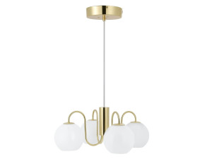 Люстра из дутого стекла и металла