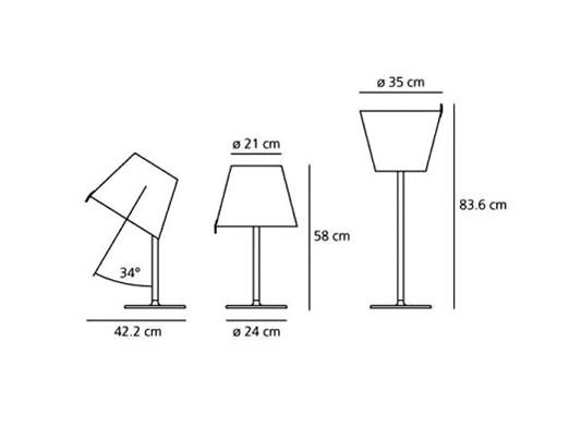 Artemide Melampo tavolo 0315020A лампа настольная 65842 - Вид №9