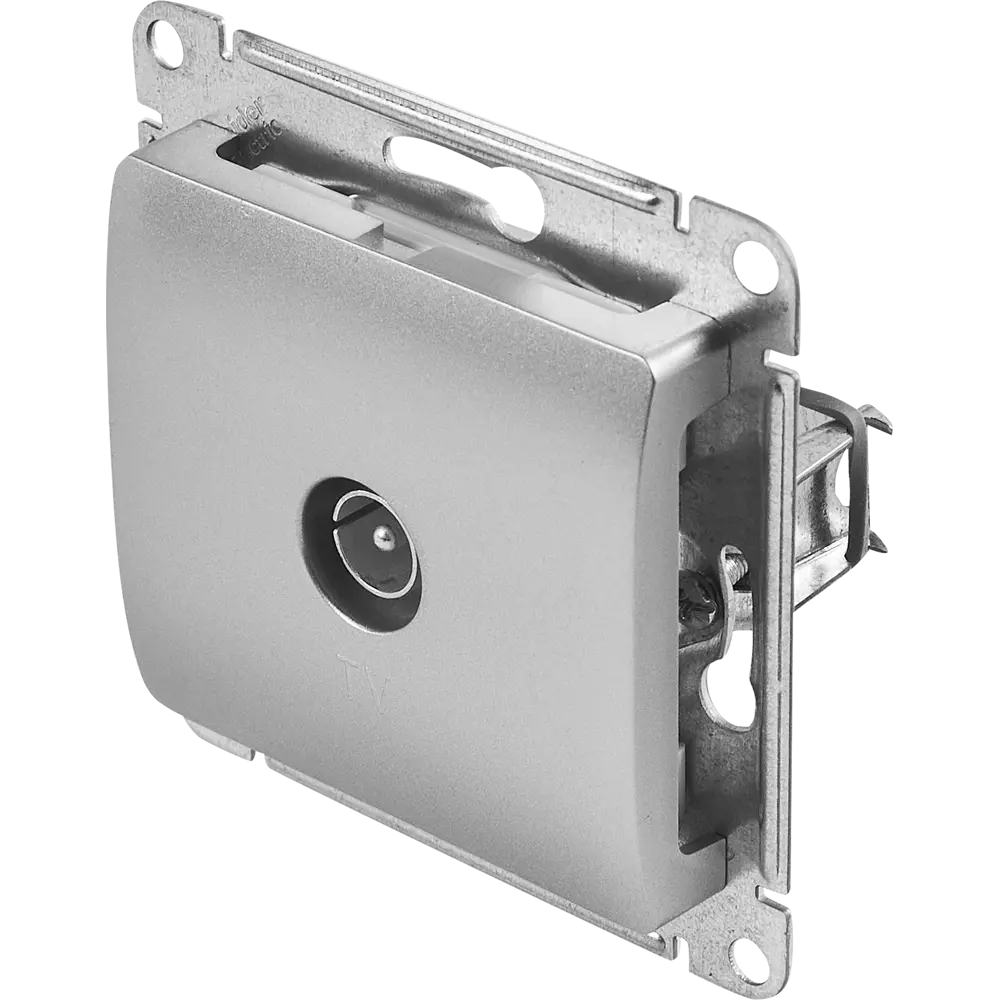 Встраиваемая ТВ-розетка Schneider Electric Glossa для антенного подключения 86710145 STLM-0070767 - Вид №1