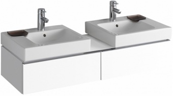 124150000 Подвесная раковина настенная прямоугольная Keramag  - Вид №1