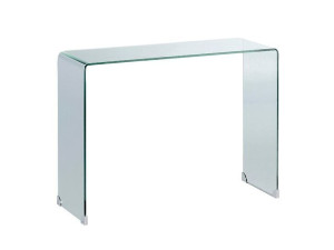 Прямоугольная консоль из закаленного стекла