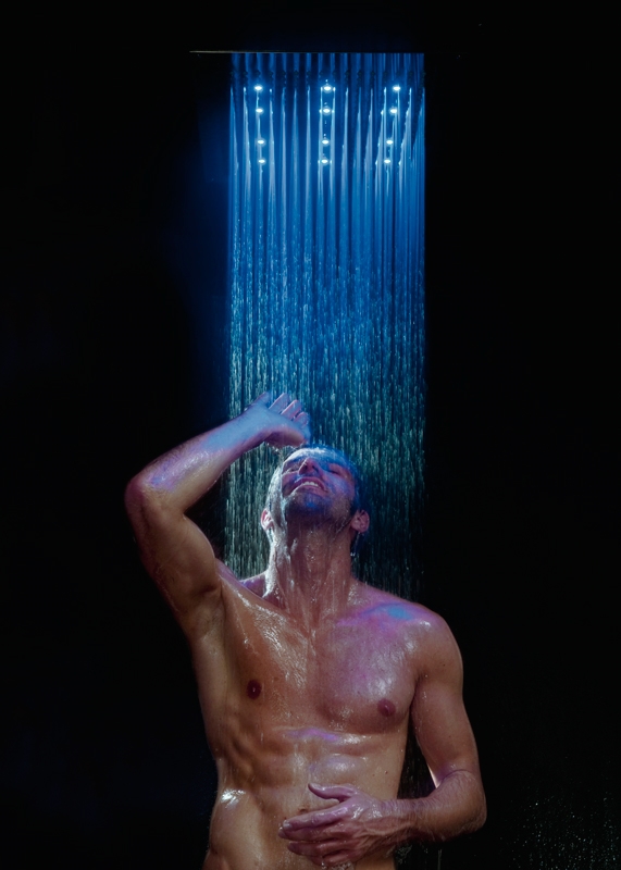 H37455 Потолочный & настенный душ DREAM - Rectangular - RGB CROMOTHERAPY BOSSINI  - Вид №4