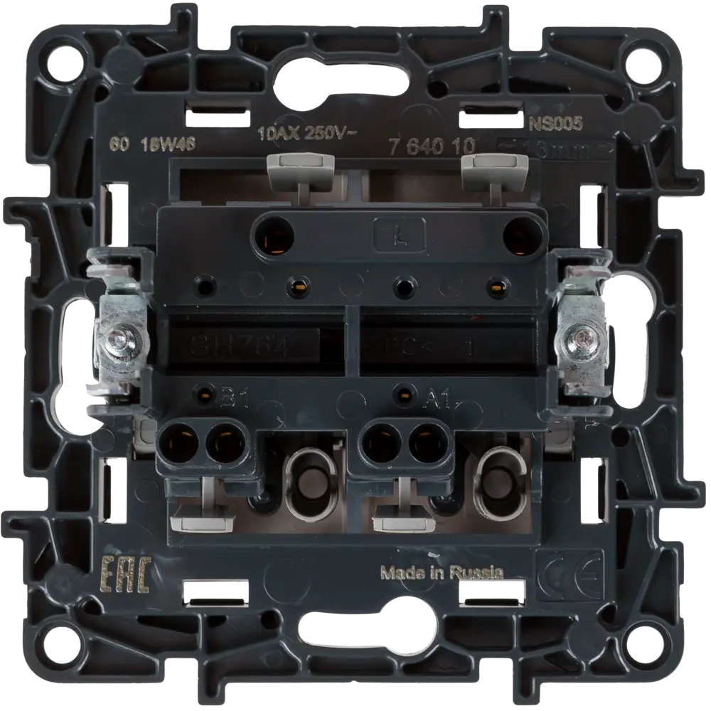 82064674 Выключатель встраиваемый Legrand Structura 2 клавиши, цвет белый STLM-0018658 - Вид №3