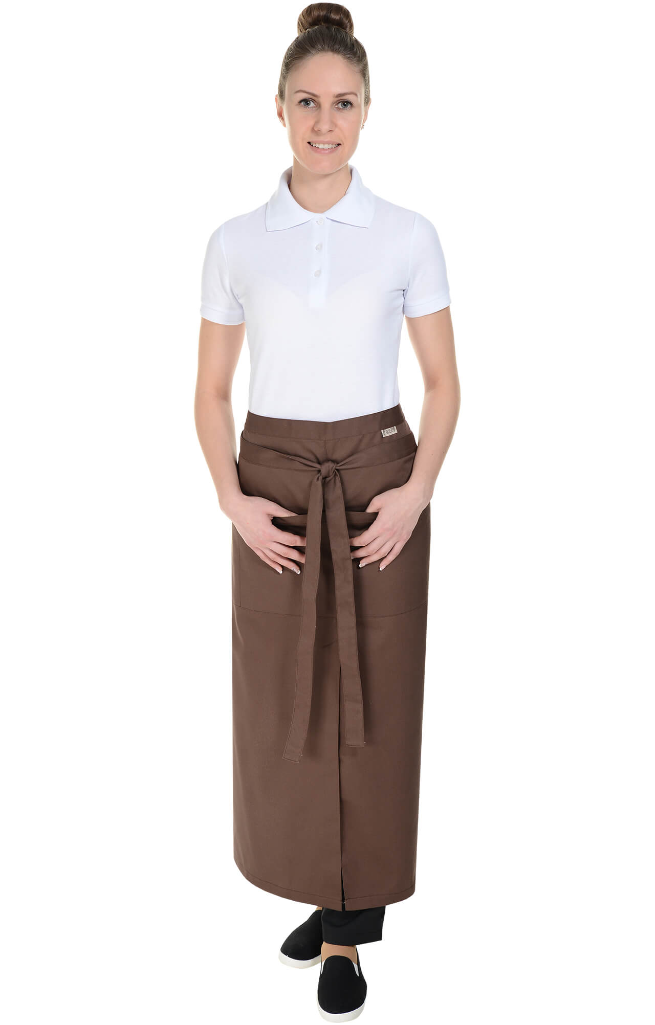 59841 Фартук  удлиненный, цвет chocolate BARISTA  Одежда для официантов  размер  - Вид №12