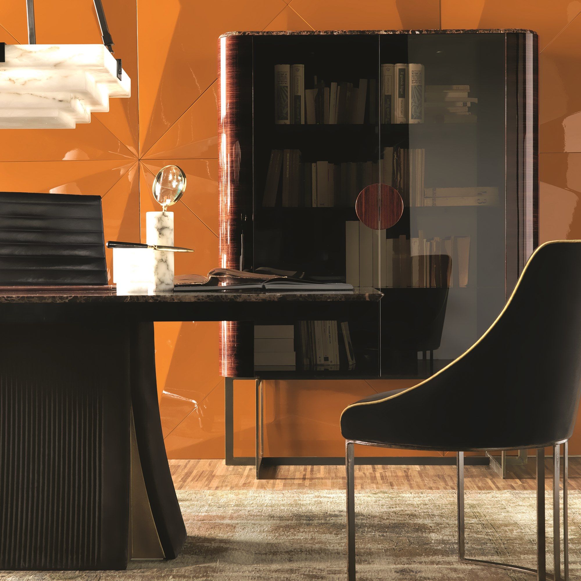 Деревянный стол с мраморной столешницей Grilli ARCH-00095603 - Вид №2