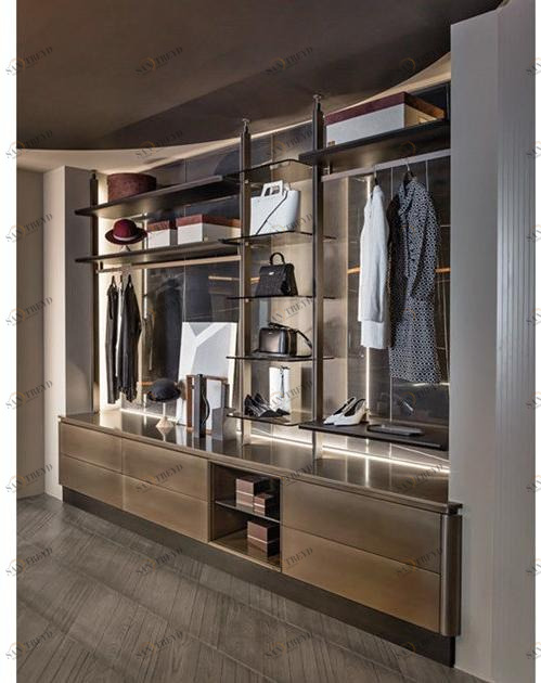 Shake Модульная деревянная гардеробная со встроенной подсветкой sun-id-1409797