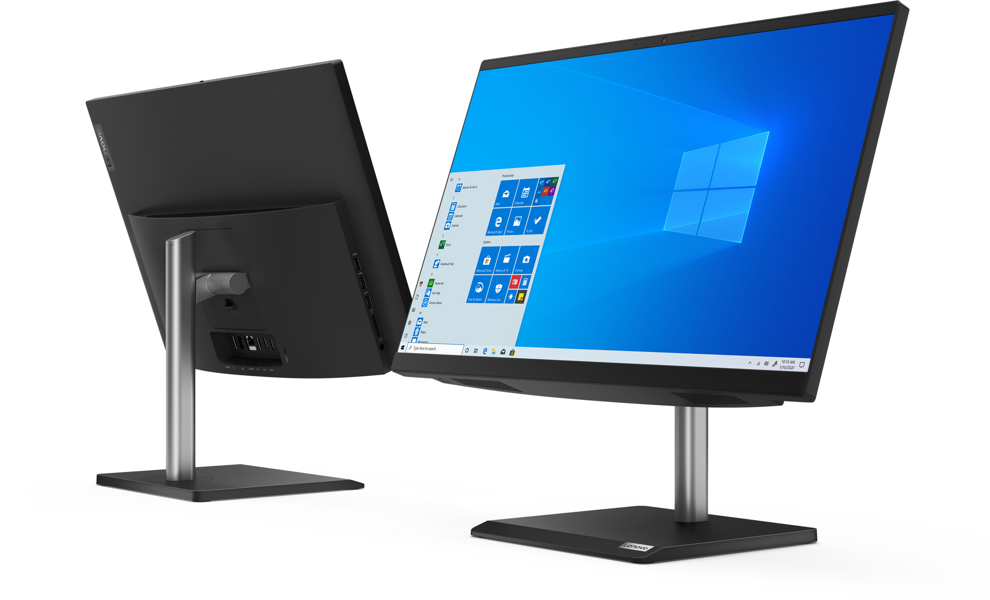 11FT005KRU v30a-24iml 23,8" i3-10110u 4gb 128gb_ssd_m.2 int. dvd±rw ac+bt usb kb&mouse no_os 1y on-site Lenovo Santreyd  - Вид №9