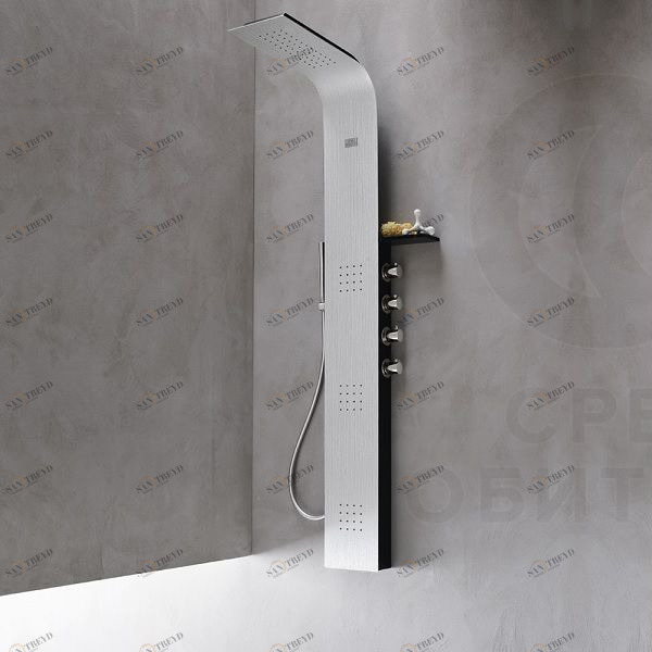 Душевая колонна Lama Alulife natural 4LAA2N0 Gruppo Geromin