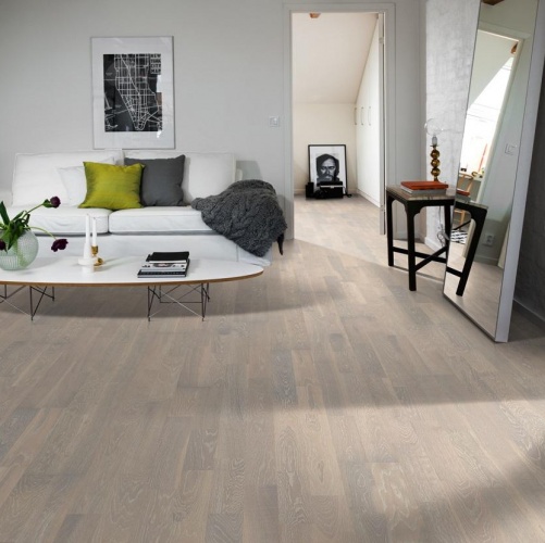 Паркетная доска Kahrs Дуб Сливки 2600200525 - Вид №13