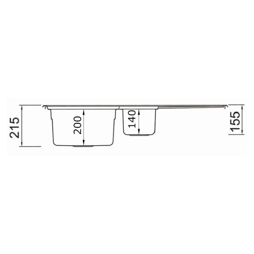 Кухонные мойки Eco Roma SMR-9750B.0 SEAMAN  - Вид №3