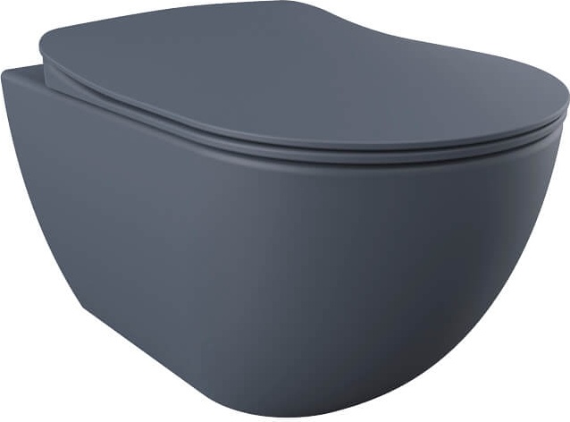 FE322-00BM00E-0000 FREE Унитаз подвесной безободковый с биде БАЗАЛЬТ Creavit Free - Вид №1
