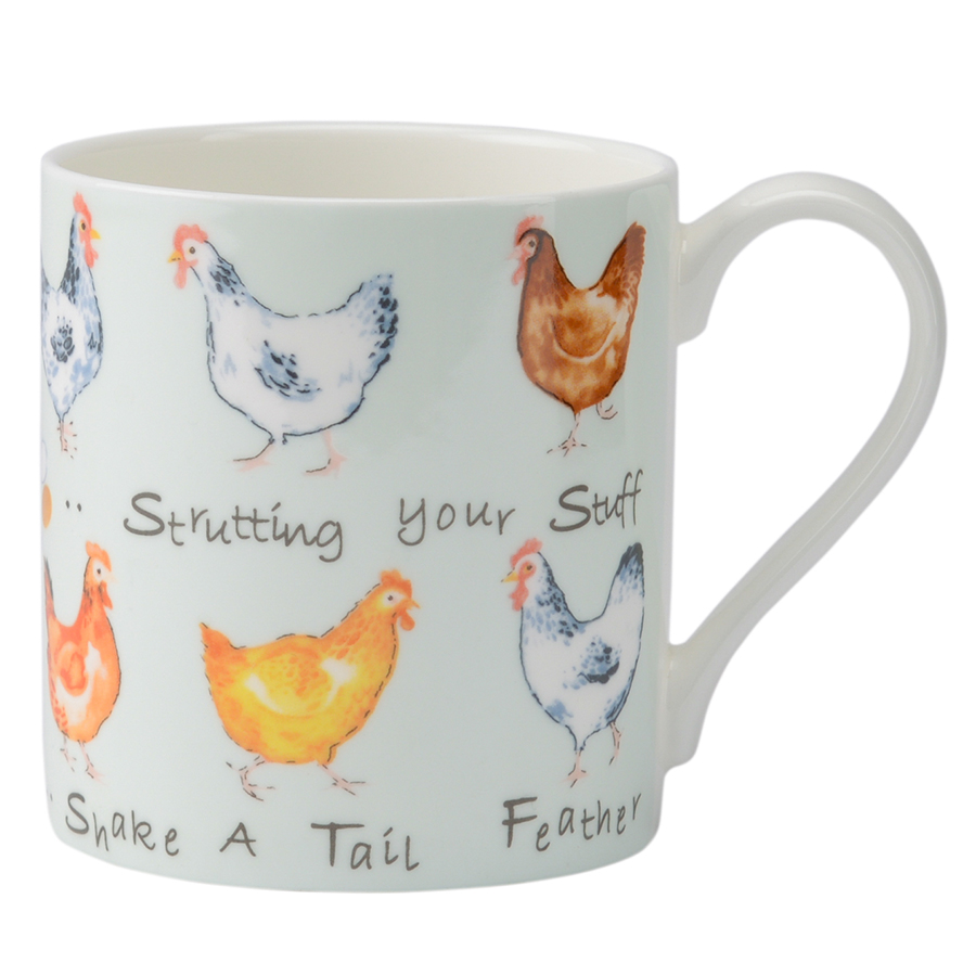 P_0043.009ch Кружка farmhouse chicken 370 мл Price&Kensington 