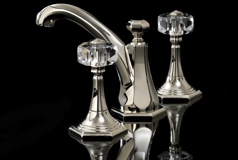 Devon&Devon Смеситель для раковины на 3 отверстия Gemstone Exc-gm100 - Вид №1