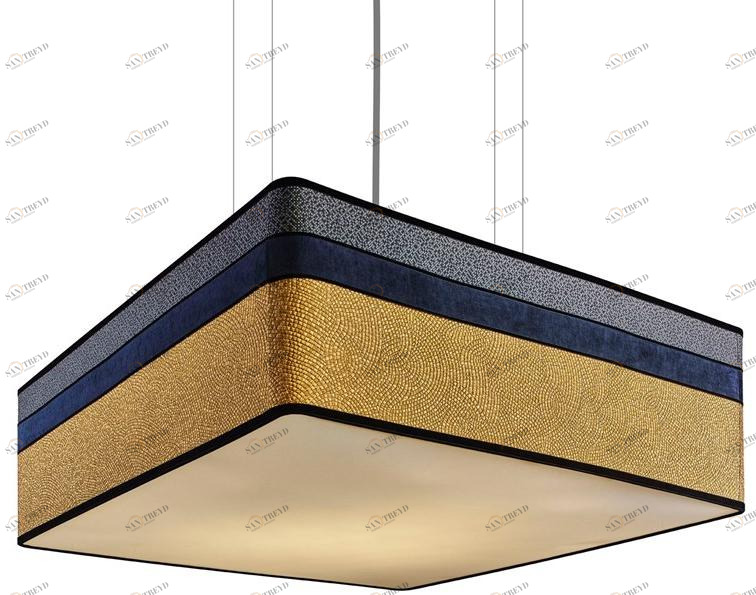 Sicis Подвесной светильник из ткани Plaza square sun-id-1429704