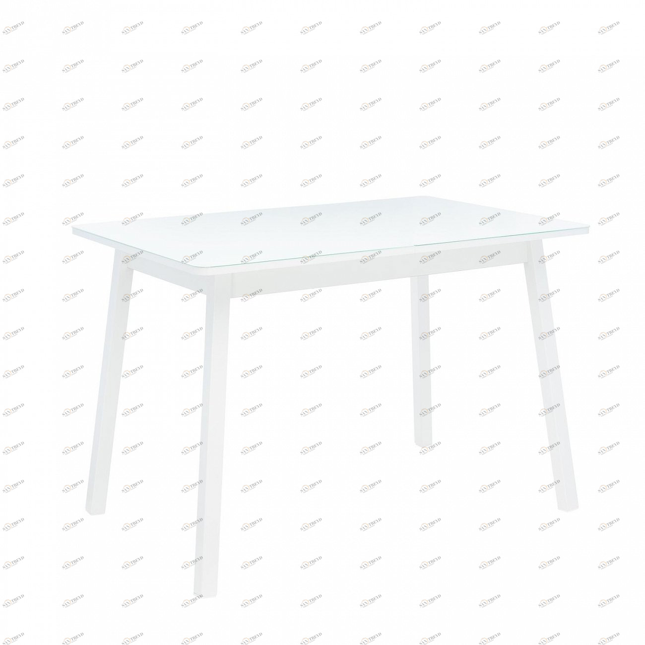 Обеденный стол раздвижной прямоугольный белый Leset "Морон" IMPEX  00-3967215 Белый 