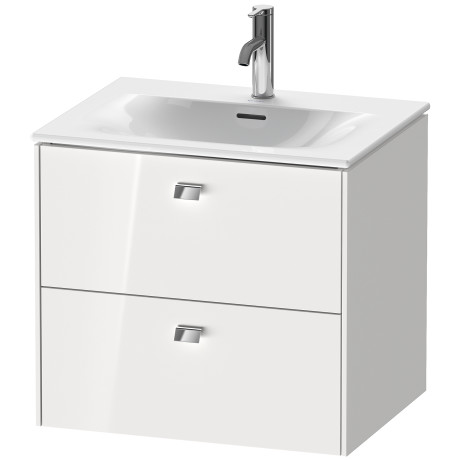 BR431001818 Тумбочка подвесная Brioso #BR4310 620 x 479 мм Белый матовый, декор Duravit - Вид №2