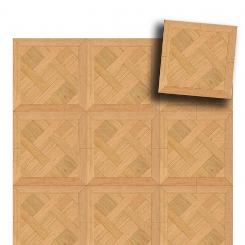 Художественный паркет Da Vinci Щитовой 26-527 Дуб (Гладкая) 500х500 мм 26010527 - Вид №1