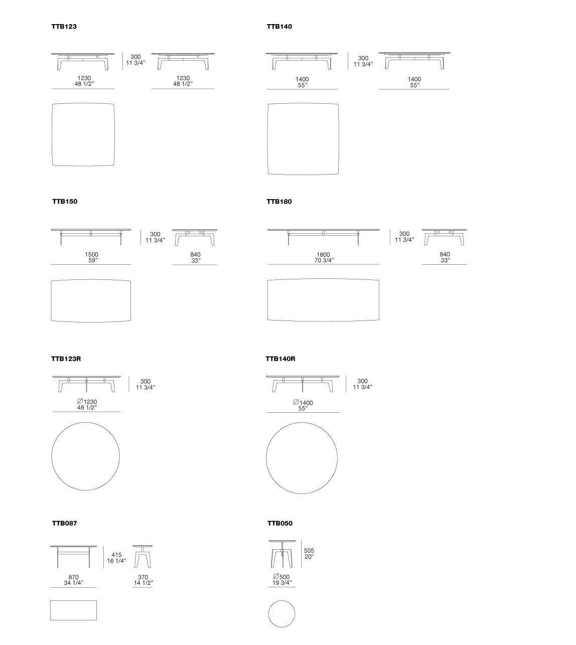 Прямоугольный низкий журнальный столик из МДФ Poliform ARCH-00030882 - Вид №2
