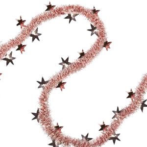 Мишура Млечный путь Pastel 270 см цвет розовый