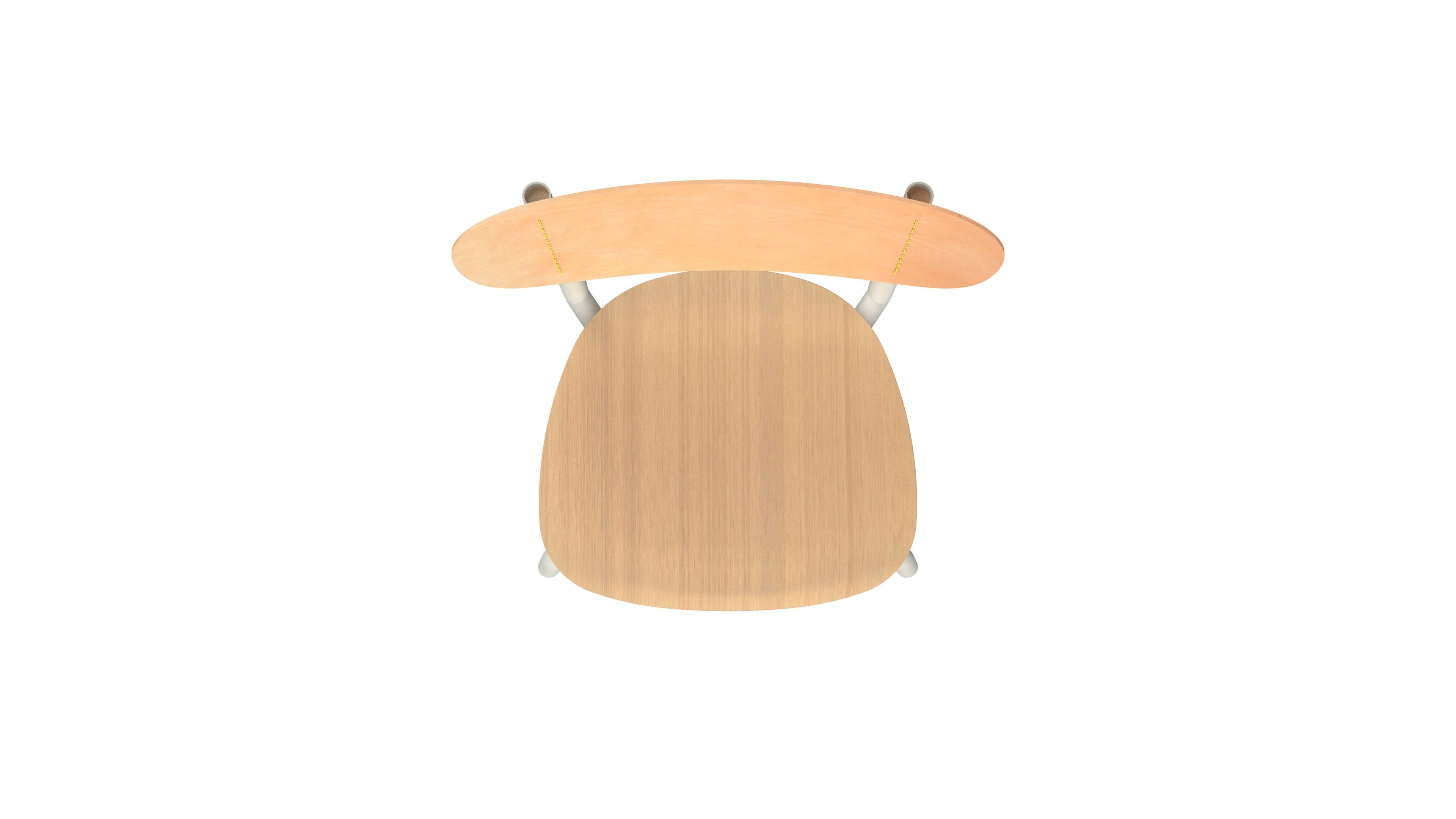 Кожаный и деревянный стул FUNCTIONALS EMIL ROSI ARCH-00147461 - Вид №9