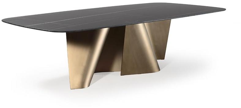 Reflex Прямоугольный стол из стеклянного мрамора Esse sun-id-1449353 - Вид №1