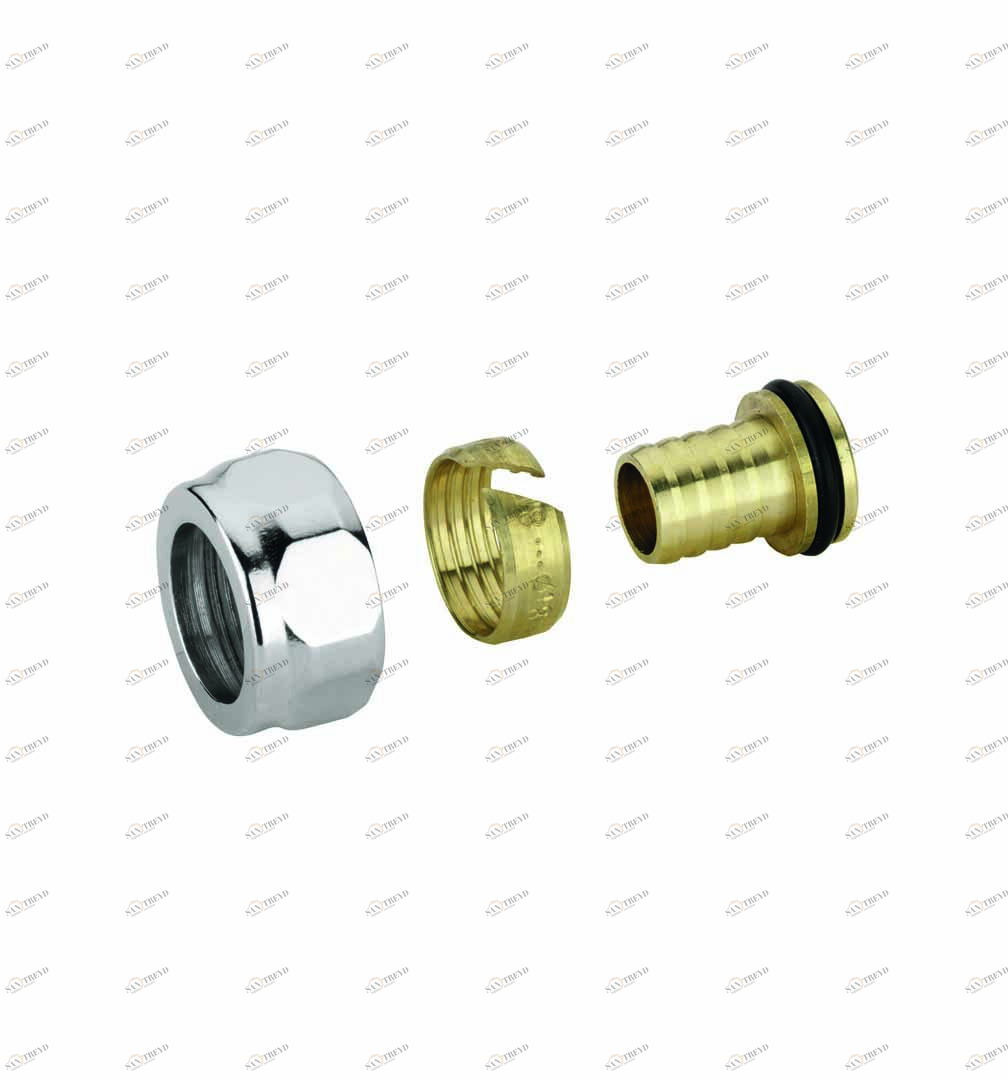 Carlo Poletti A55604H Переходник для многослойной трубы, гайка шестигранная 