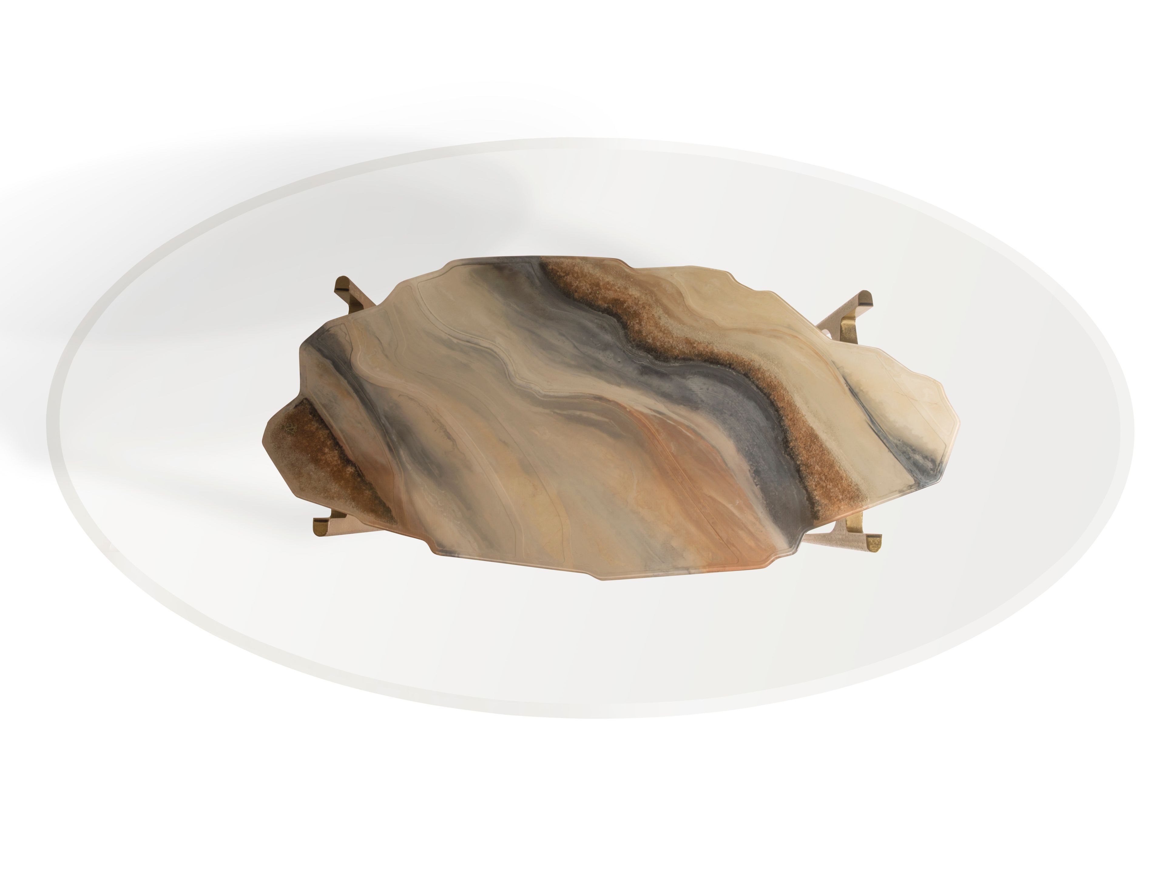 Овальный стол для гостиной из закаленного стекла Visionnaire ARKADY ARCH-00113619 - Вид №1