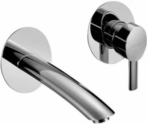 Rubinetterie Frattini Смеситель для раковины настенный без сливного крана Brera