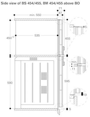 Gaggenau Комбинированная микроволновая печь Serie 400 Bm450110 - Вид №6
