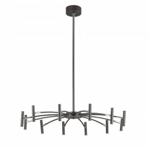 Подвесная светодиодная люстра Favourite Cornetta 2121-12P FAVOURITE ДИЗАЙНЕРСКИЕ, CORNETTA BLACK 137826 Черный