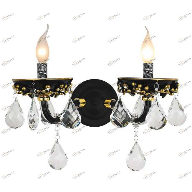 Бра Donolux Cigno Nero W110202/2black DONOLUX СВЕЧА 077532 Черный 