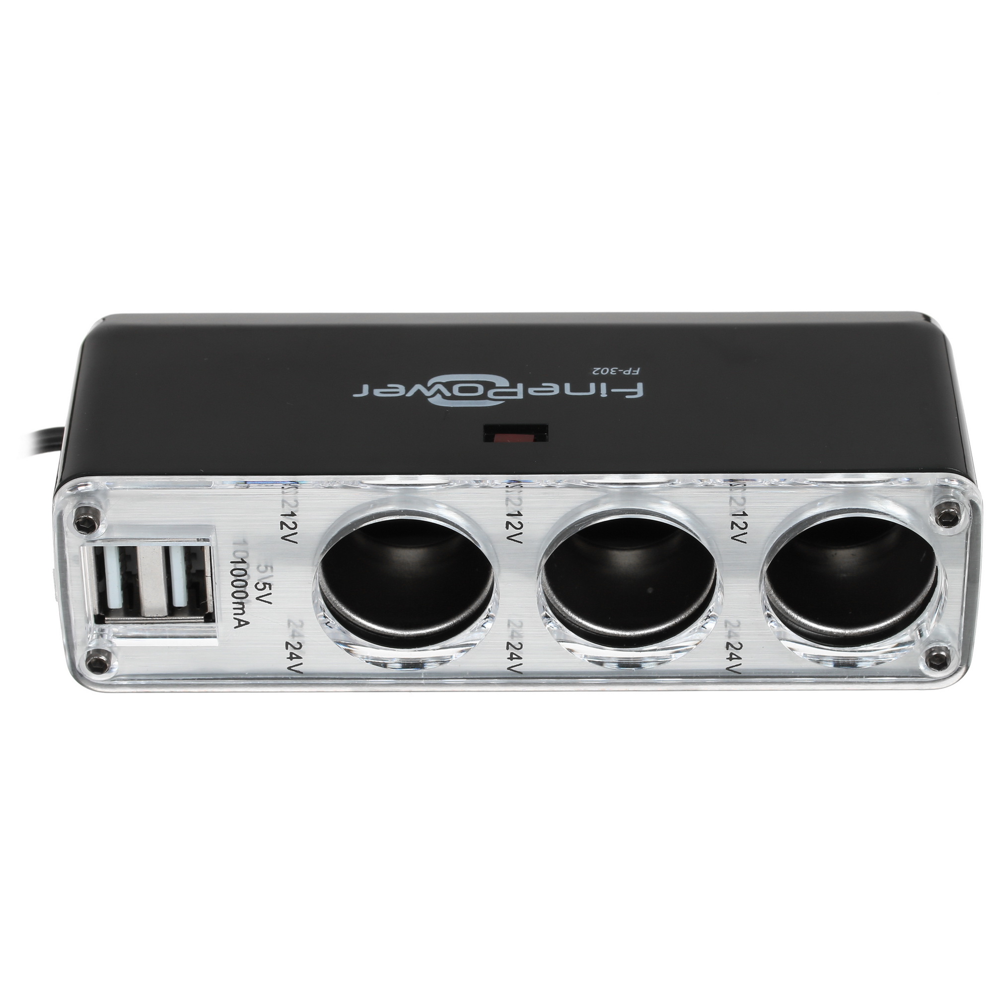 1009423 Разветвитель автоприкуривателя FinePower FP-302 STDN-0132476 - Вид №1