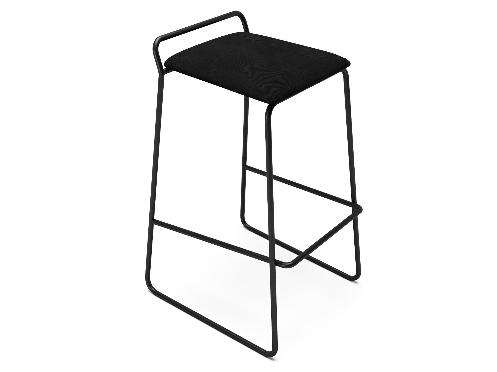 Высокий табурет с подставкой для ног Branca Lisboa Fio ARCH-00023637 - Вид №1